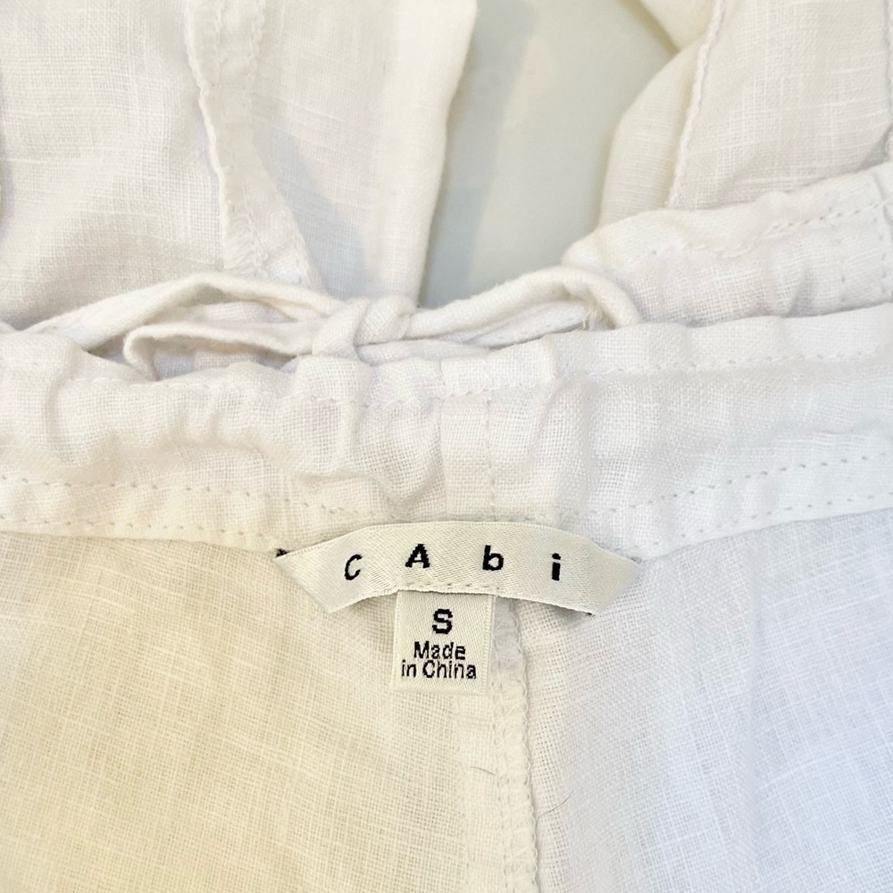 CAbi linen capri pants - Picture 7 of 8